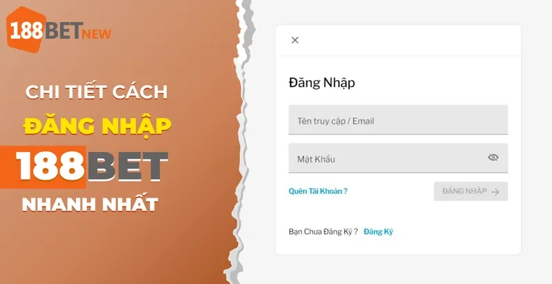 Hướng dẫn đăng nhập 188bet