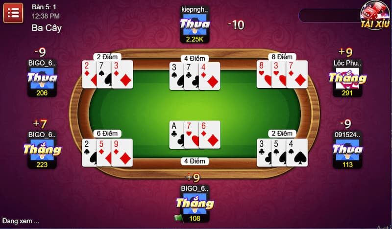 Hệ thống game bài đồ hoạ 3D 